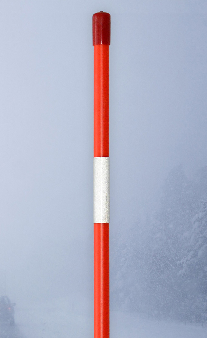 Tige repère orange 2 mètres